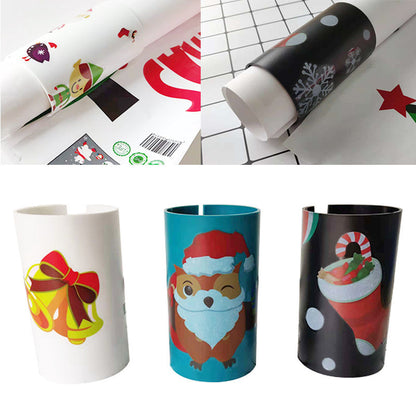 Christmas Cylinder Cut Paper Mini Packaging Paper Cutter